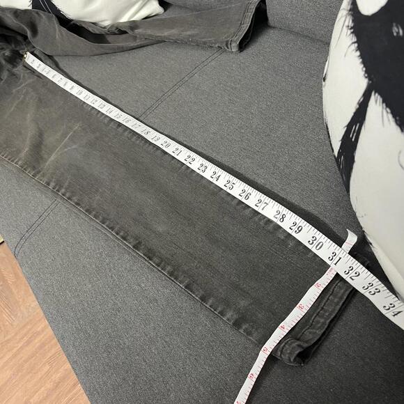 4th and Bleeker for Billabong 2013 black lace up low rise skinny jeans Size 28 - Picture 9 of 9